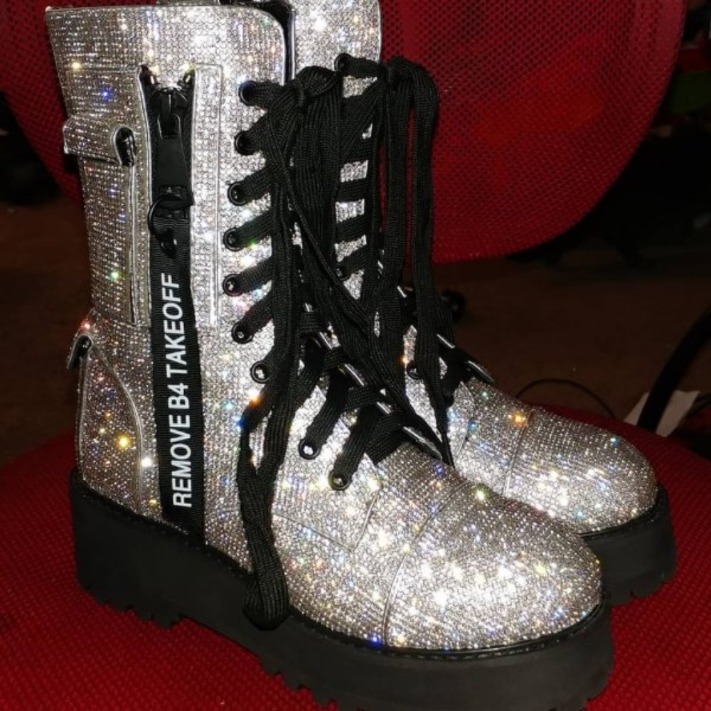 Dolls Kill Billionaire Bling Boots